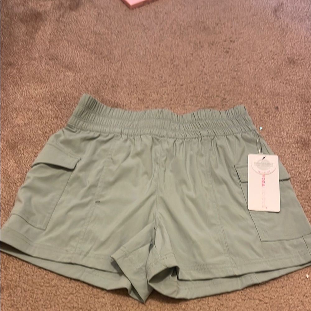 Women's Light Green Shorts